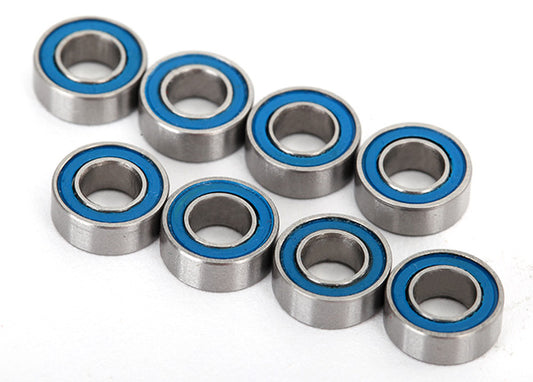 Traxxas Ball bearings, blue rubber sealed (4x8x3mm) (8) TRA7019R
