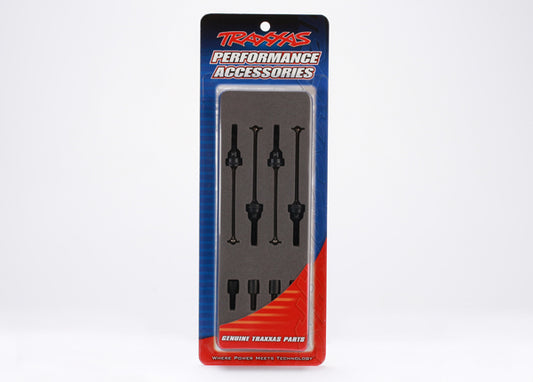 TRA7051X Traxxas Driveshaft, steel constant-velocity (assembled) (4)