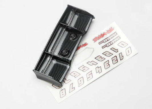 TRA7122G Traxxas 1/16 E-Revo Wing w/Decal Sheet