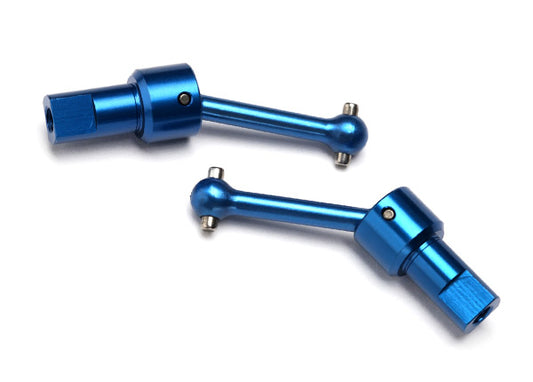TRA7550R Traxxas LaTrax Aluminum Driveshaft Assembly (Blue) (2)