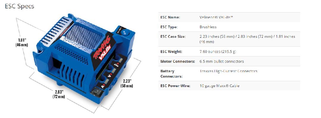 Traxxas X-Maxx VXL-8s Brushless Monster Truck - Orange TRA77096-4ORANGE