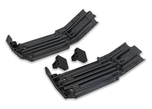 TRA7744 Traxxas X-Maxx Front &amp; Rear Skidplate w/Rubber Impact Cushion