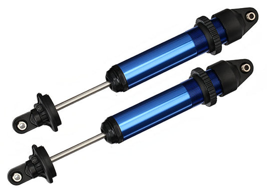 TRA7761 Traxxas X-Maxx GTX Assembled Shocks (Blue) (2)