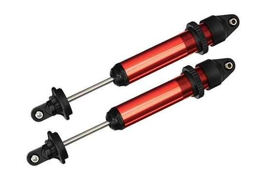 TRA7761R Traxxas X-Maxx GTX Assembled Shocks (Red) (2) (fully assembled without springs)