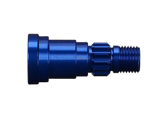 TRA7768 Traxxas Stub Axle, Aluminum (Blue-Anodized) (1) (Use Only With #7750X Driveshaft)