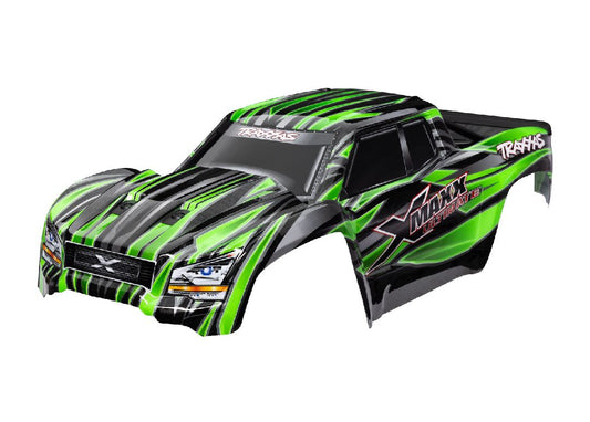 Traxxas Body, X-Maxx Ultimate, green (painted, decals applied) TRA7868-GRN