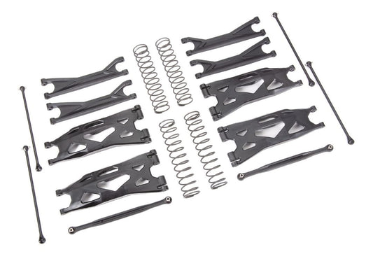 Traxxas Suspension kit, X-Maxx WideMaxx, Black TRA7895