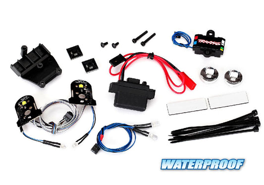TRA8038 Traxxas Blazer Led light set, complete with power supply (contains headlights, tail lights, side marker lights, distribution block, and power supply) (fits #8130 body)