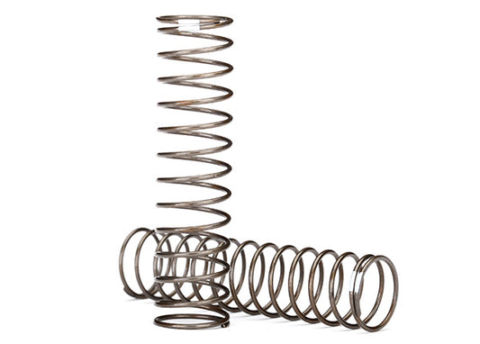 TRA8043 Traxxas Springs, shock (natural finish) (GTS) (0.30 rate, white stripe) (2)