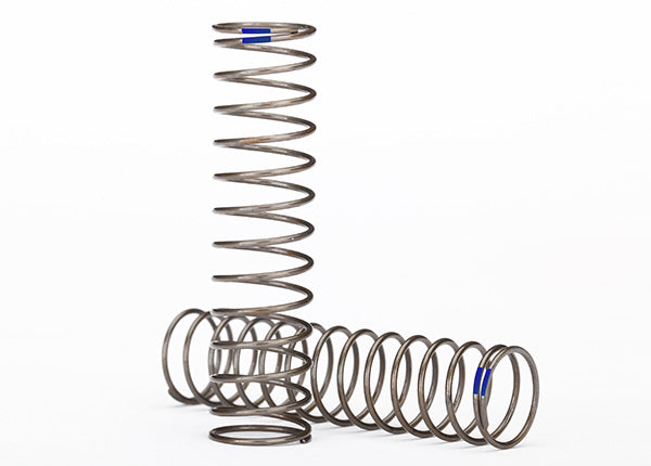 Traxxas Springs, shock (natural finish) (GTS) (0.61 rate, blue stripe) (2) TRA8045