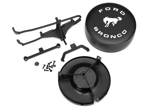 Traxxas Spare tire mount/ mounting bracket/ spare tire cover/ mounting hardware TRA8074