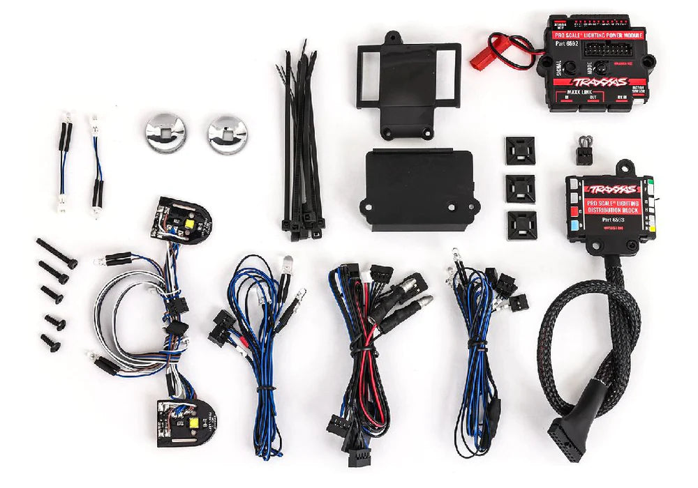 TRA8090X Traxxas Pro Scale LED Light Set, TRX-4 Chevrolet Blazer (1969 &amp; 1972), Complete With Power Module (Contains Headlights, Tail Lights, Side Marker Lights, &amp; Distribution Block) (Fits #9111 Or 9112 Body)