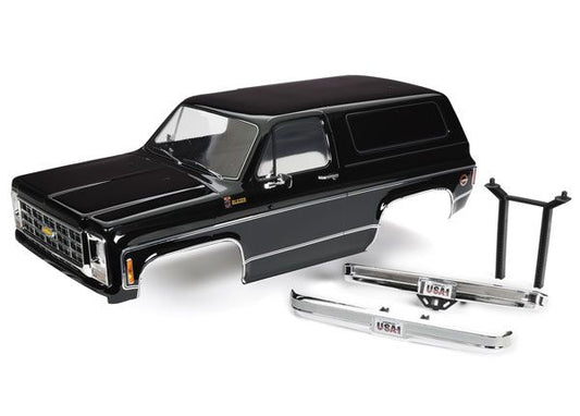 TRA8130T Traxxas Body, Chevrolet Blazer (1979), Complete (Black) (Includes Grille, Side Mirrors, Door Handles, Windshield Wipers, Front &amp; Rear Bumpers, Decals)