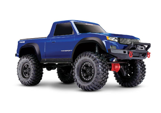 Traxxas TRX-4 Sport, clipless body, no battery or charger - Blue TRA82224-4BLUE