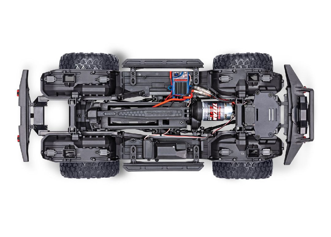 Traxxas TRX-4 1979 Ford Bronco Clipless Body - Traxxas RED  TRA82246-4RED