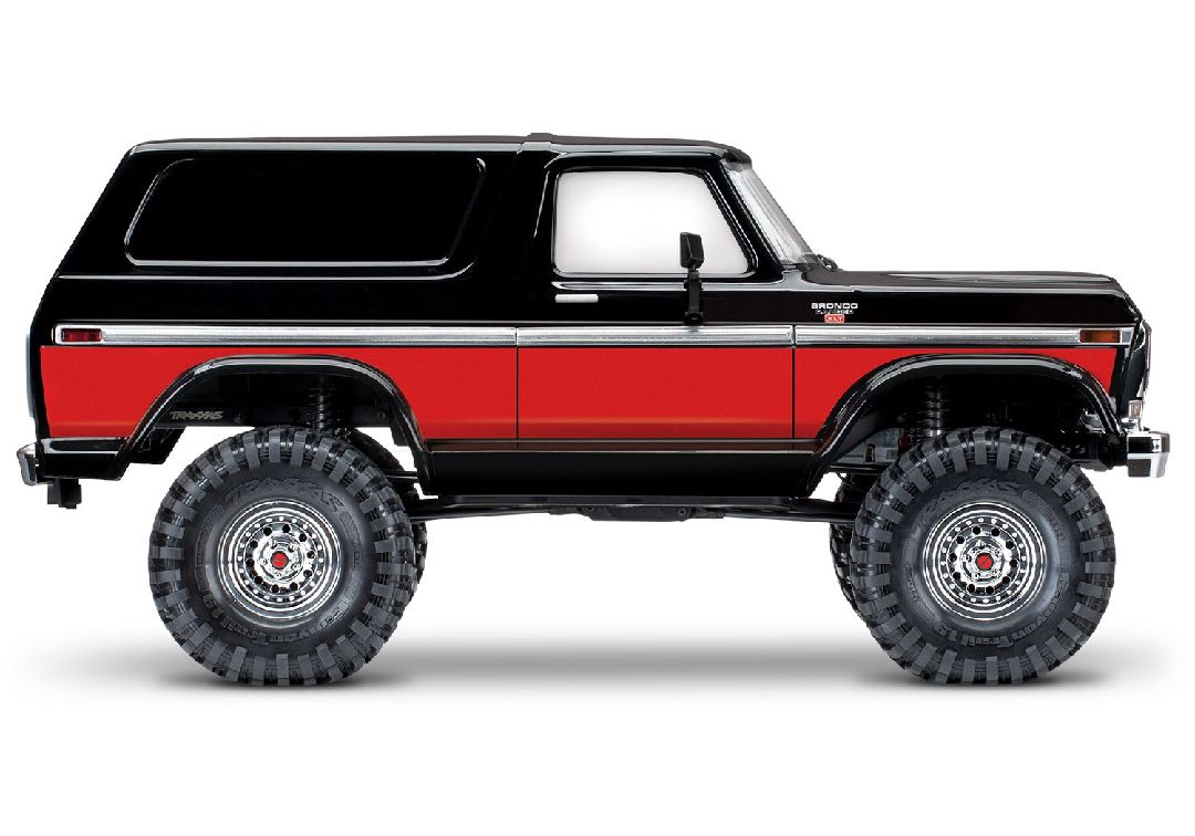 Traxxas TRX-4 1979 Ford Bronco Clipless Body - Traxxas RED  TRA82246-4RED