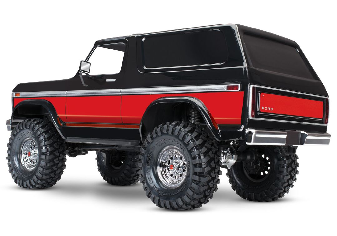 Traxxas TRX-4 1979 Ford Bronco Clipless Body - Traxxas RED  TRA82246-4RED
