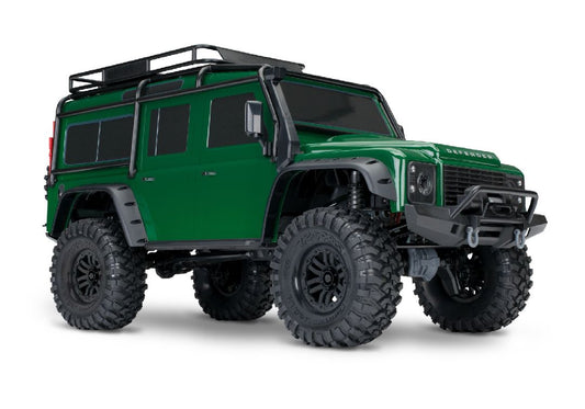 Traxxas 1/10 TRX-4 Defender 4WD RTR, Clipless Mounting - Green TRA82256-4GREEN