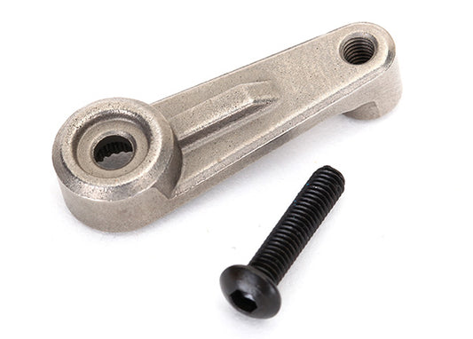 Traxxas Servo horn, steering, metal/ 3x14 BCS (1) TRA8247X