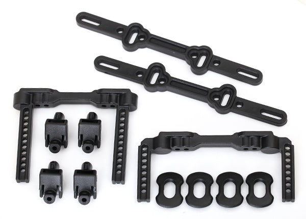 Traxxas Body mounts, front & rear/ body mount posts/ body mount sliders TRA8316