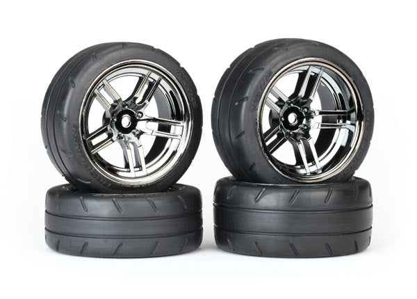 Traxxas Tires and wheels, assembled & glued TRA8375