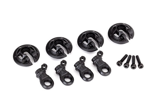 Traxxas Spring retainers, lower (captured) (4)/ 2.5x10 CS (4) TRA8459