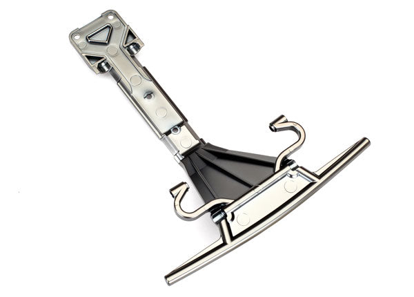 Traxxas Skidplate, front (plastic) (satin black chrome-plated) TRA8537X