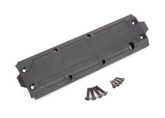 Traxxas Skidplate, center/ 4x20 CCS (4)/ 3x10 CS (4) (fits Maxx V2 with extended TRA8945R  chassis (352mm wheelbase))