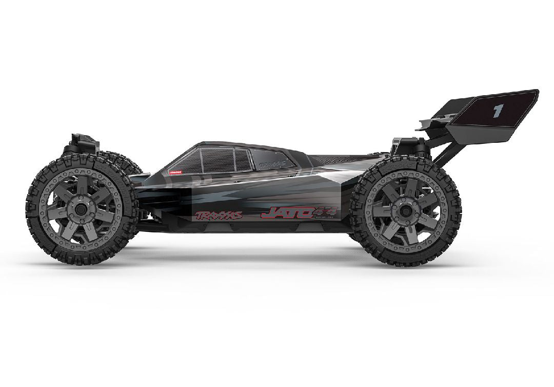 Traxxas Jato 4x4 Brushless BL-2S with clipless body - Black TRA90154-4BLACK
