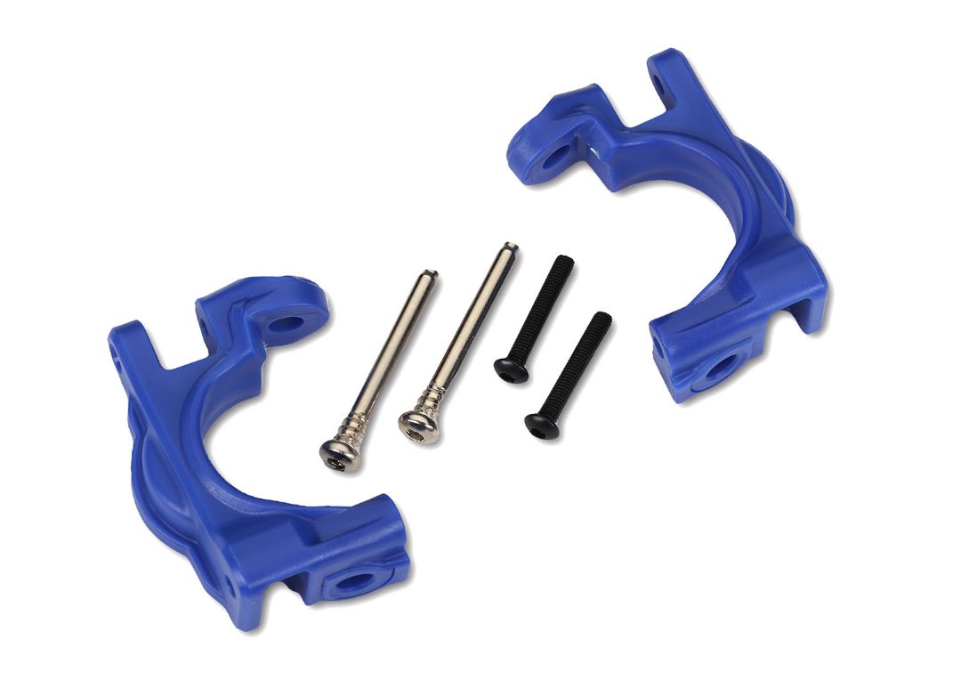 Traxxas Caster blocks (c-hubs), extreme heavy duty, blue TRA9032X