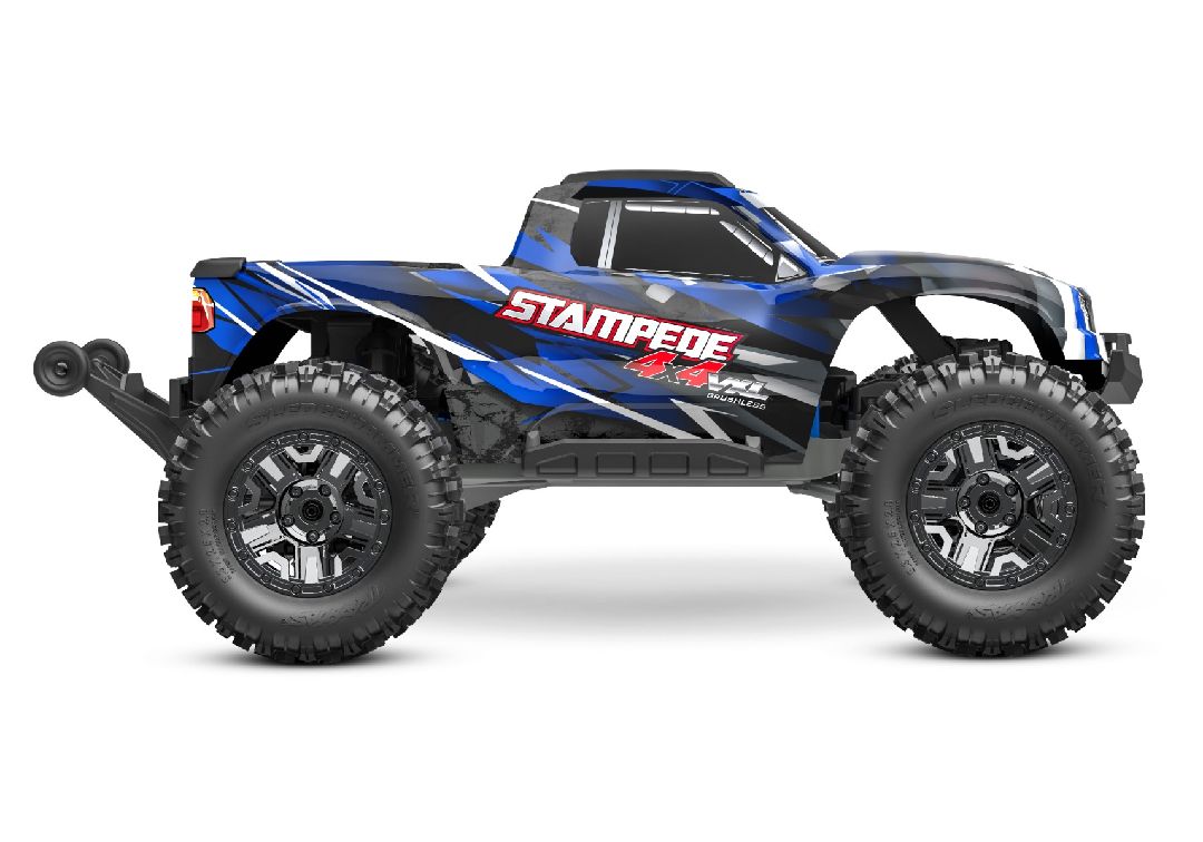 Traxxas Stampede VXL Brushless 1/10 4X4 Monster Truck - Blue TRA90376-4BLUE