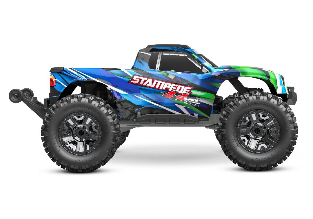 Traxxas Stampede VXL Brushless 1/10 4X4 Monster Truck - Green TRA90376-4GREEN