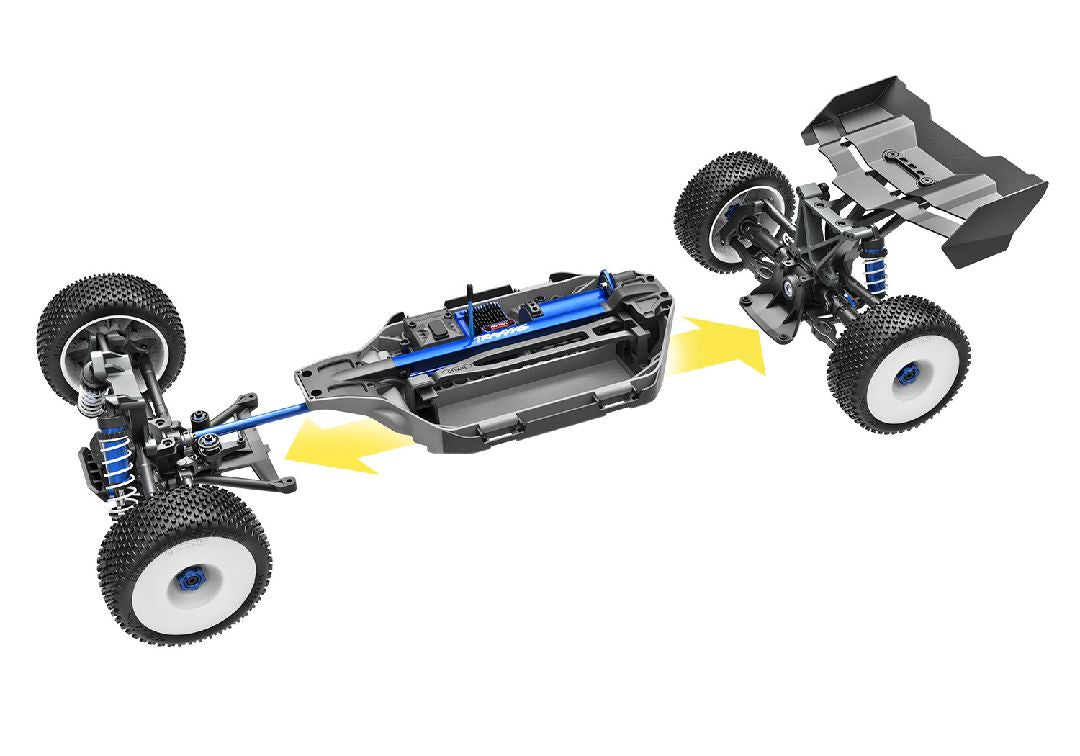 Traxxas 1/8 Jato 4x4 VXL 4x4 RTR - Blue