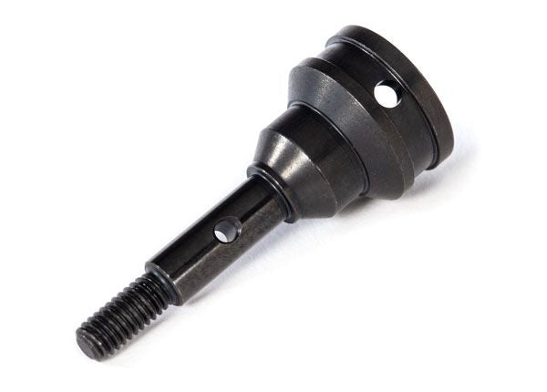 TRA9054X Traxxas Stub axle, front, steel-splined