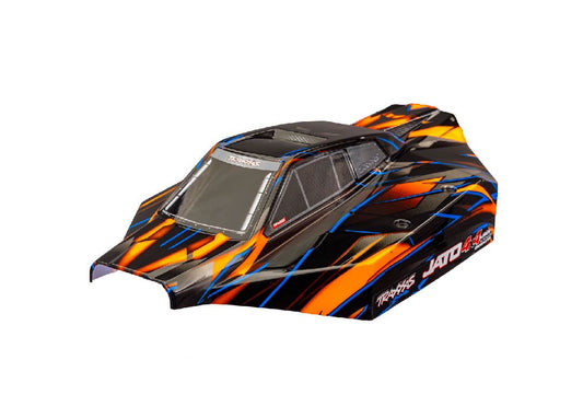 Traxxas Body, Jato 4X4 VXL, orange (painted, decals applied) TRA9060-ORNG