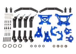 Traxxas Outer Driveline & Suspension Upgrade Kit, extreme heavy duty, blue TRA9080X