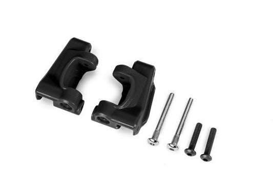 Traxxas Caster blocks, extreme heavy duty, black TRA9135