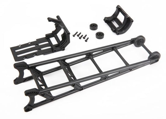Traxxas Wheelie bar, black (assembled)/ wheelie bar mount TRA9460