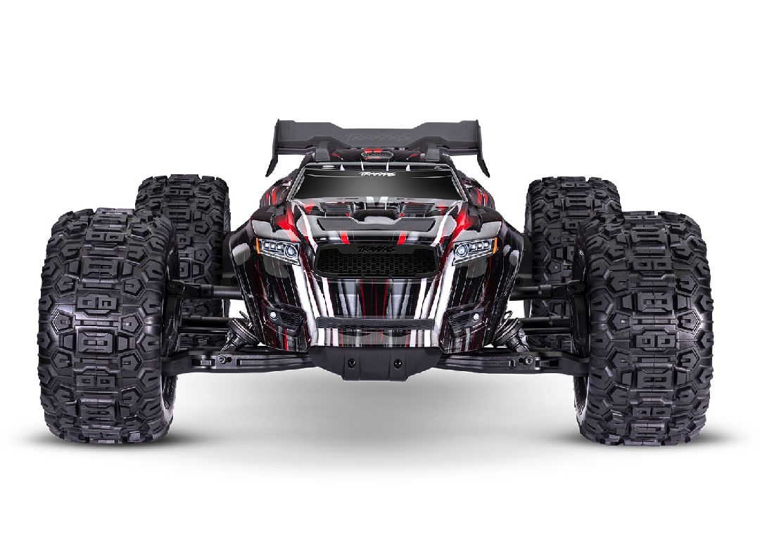 Traxxas Sledge 1/8 with Belted Sledgehammer tires - Red  TRA95096-4RED