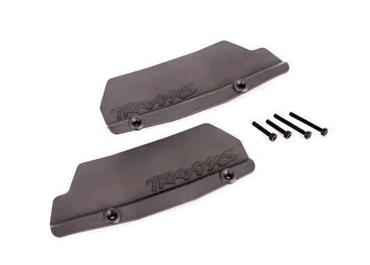 Traxxas Mud guards, rear, black (left and right)/ 3x15 CCS (2)/ 3x25 CCS (2) TRA9519