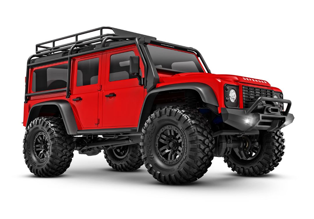 Traxxas TRX-4M Land Rover Defender 1/18 RTR 4X4 Trail Truck, Red TRA97054-1RED