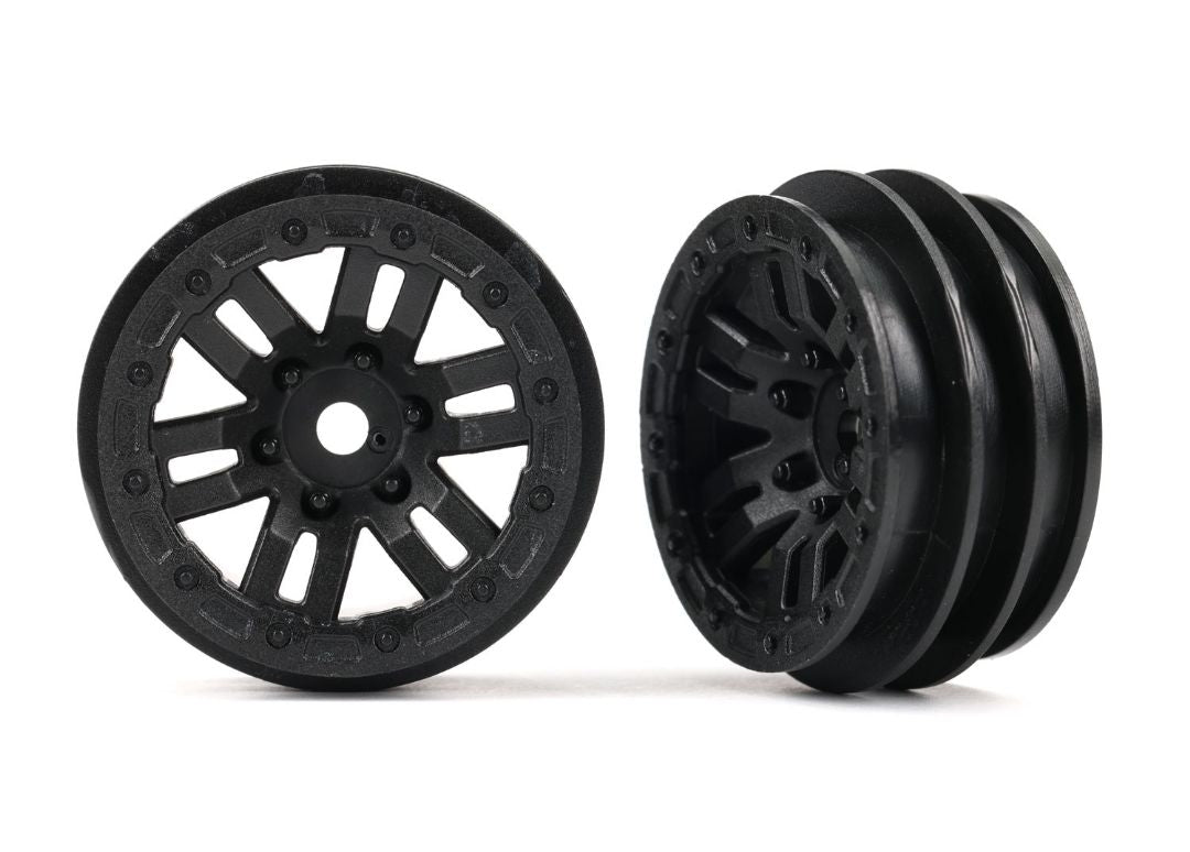 Traxxas Wheels, 1.0" (Black) (2) TRA9768