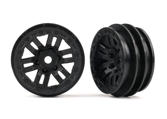 Traxxas Wheels, 1.0" (Black) (2) TRA9768