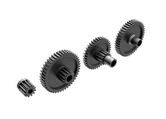 Traxxas Gear Set, Transmission, Low Range (Crawl) (40.3:1 Reduction Ratio)/ Pinion Gear, 11-Tooth TRA9776R