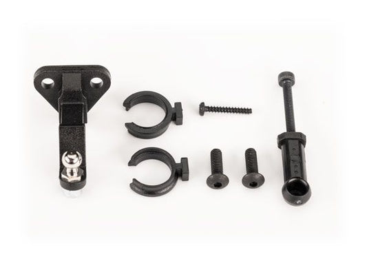 Traxxas Trailer Hitch (Assembled) Trailer Coupler 3mm Spring Pre-Load Spacers (2)/ 2.5X8mm Bcs (2)/ 1.6X10mm Bcs (Self-Tapping) (1) TRA9796
