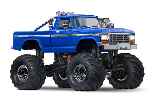 TRA98044-1BLUE Traxxas TRX-4MT F150 Monster Truck - Blue