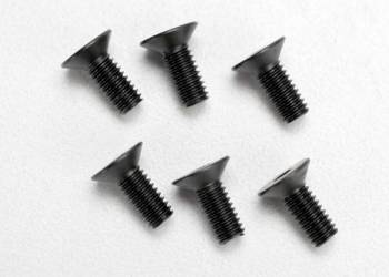 Traxxas 4x10mm Flat Head Screws (6) TRA2535