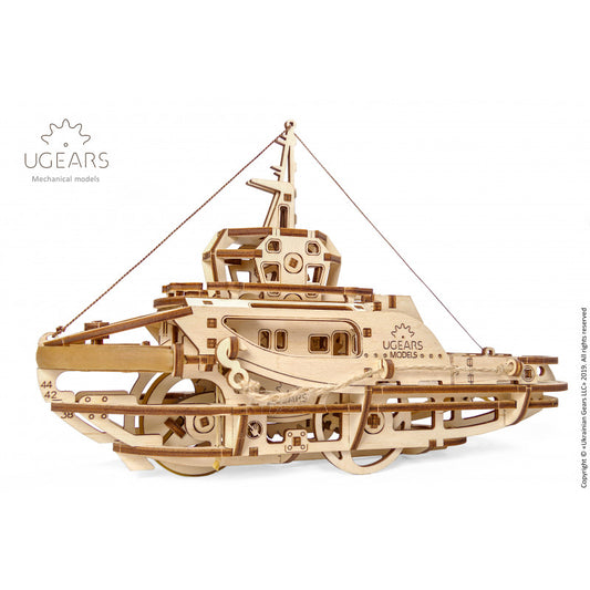 UGears Tugboat - 169 Pieces (Easy) 70078