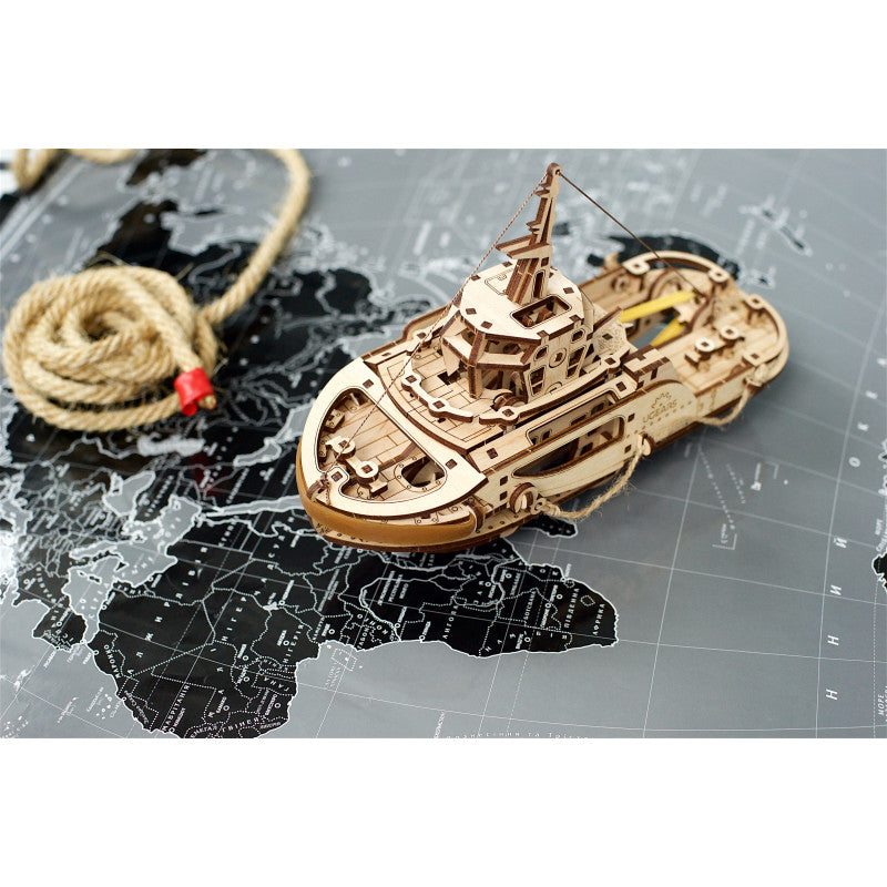 UGears Tugboat - 169 Pieces (Easy) 70078