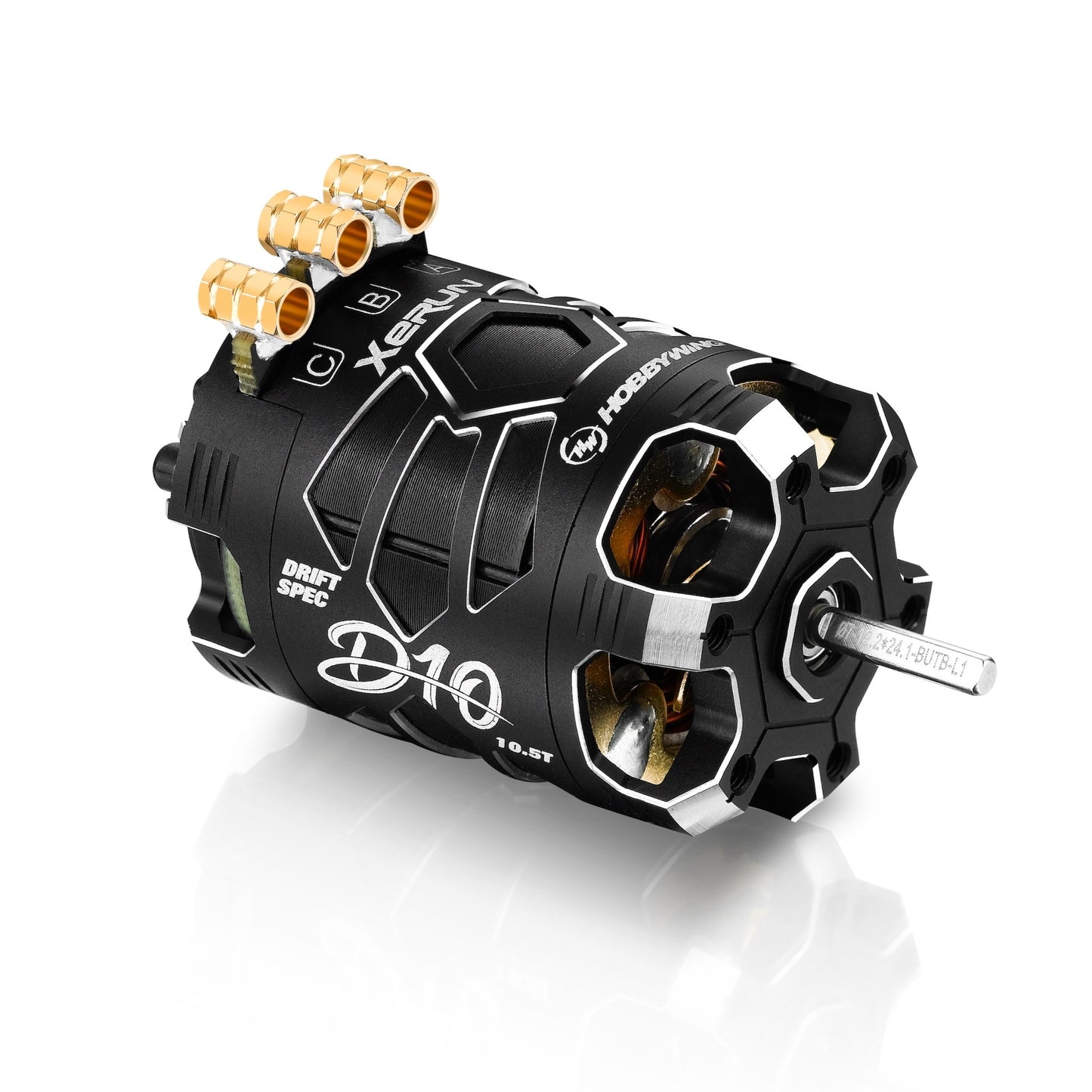 Xerun D10 Drift Motor - 10.5T, 4600kv, Stealth Edition HWI30401134